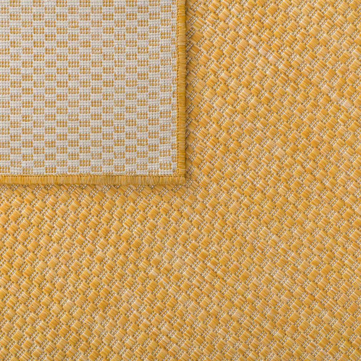 OUTDOORTEPPICH Gelb Ø 200 cm - Gelb, Kunststoff (200/200cm) - TT Home