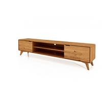 GREG HIFI-SCHRANK Wildeiche - Wildeiche, Holz (220/48/40cm) - byoak