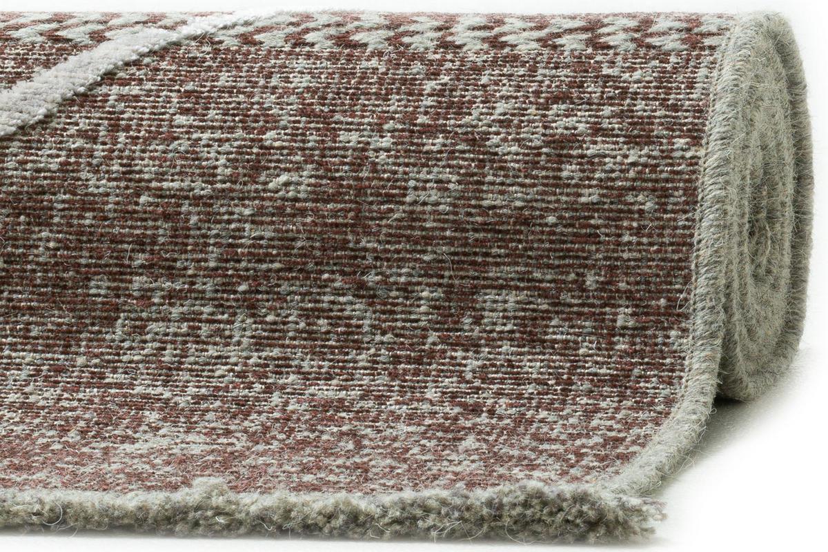 FLACHWEBTEPPICH Braderup 60x100 cm - Rot, Textil (60/100cm) - Sansibar SYLT