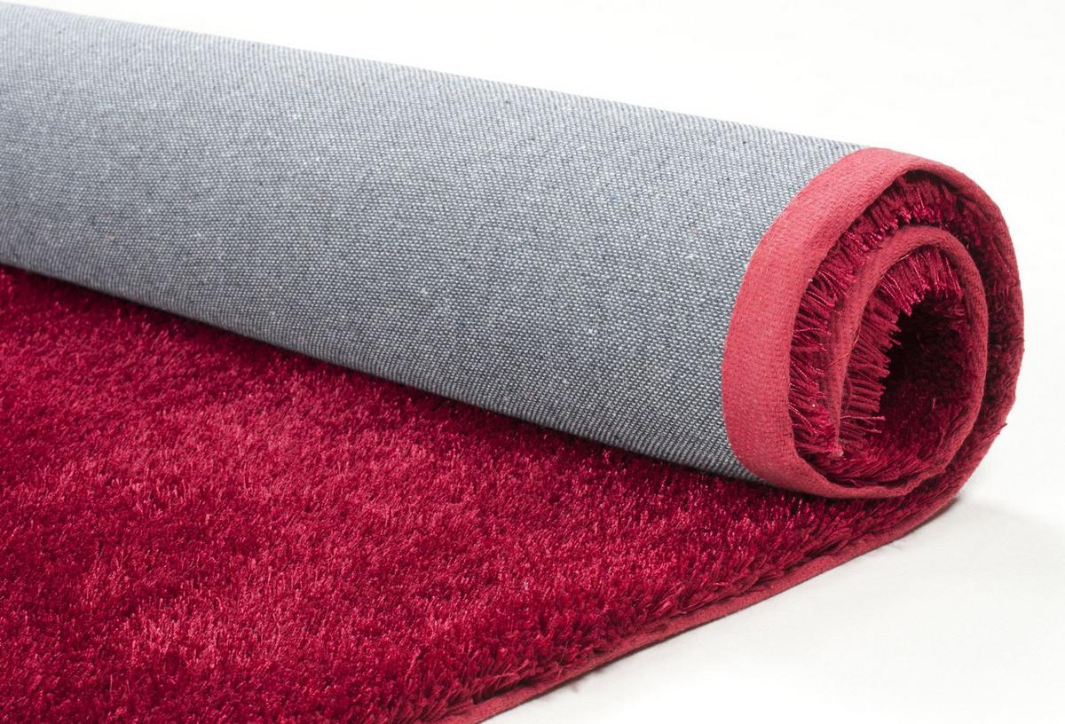 HOCHFLORTEPPICH Alessia 65x135 cm - Rot, Textil (65/135cm) - Gino Falcone