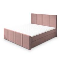 BOXBETT COMOZA 180x200 cm mit Matratze und Topper - Rosa - Rosa, Holz (180/200cm) - MASSENO