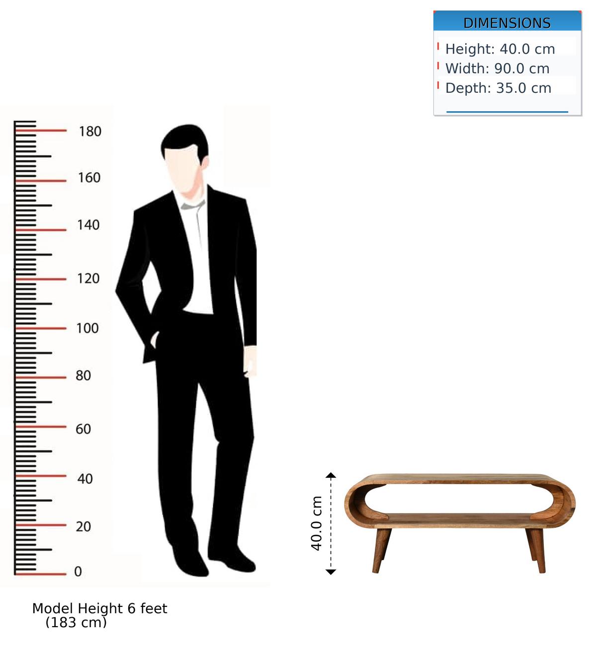 COUCHTISCH aus Massivholz im Eichenholz-Finish, Offener Stauraum, Nordische Beine - Eichefarben/Messingfarben, Holz/Metall (35/90/40cm) - Artisan Furniture