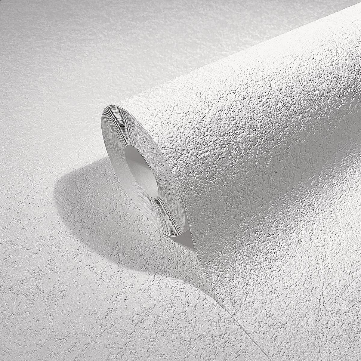 VLIESTAPETE Struktur Tapete weiß - Weiß, Papier (53/1cm) - marburg