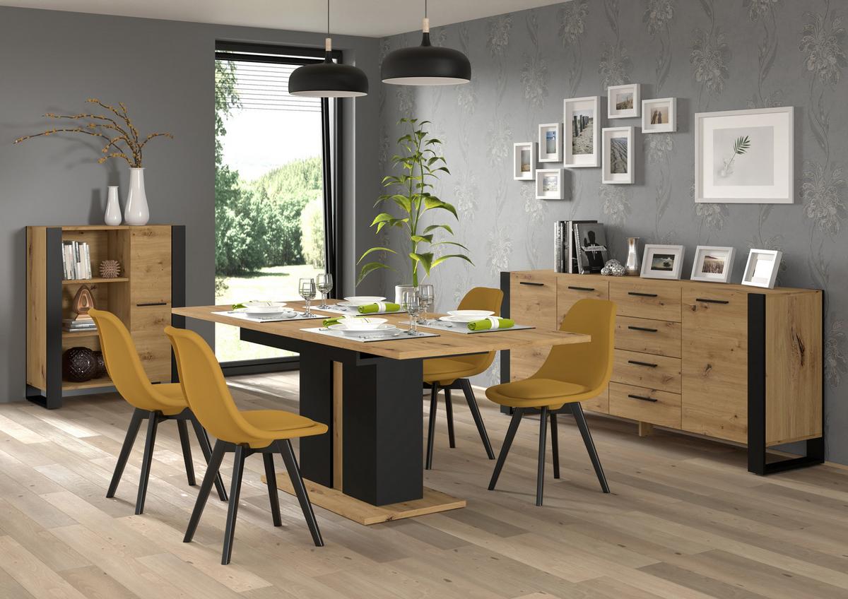 ESSTISCH Artisann 200/76/90 - Eiche Artisan, Holzwerkstoff (90/200/76cm) - RAUMHIRSCH FURNITURE