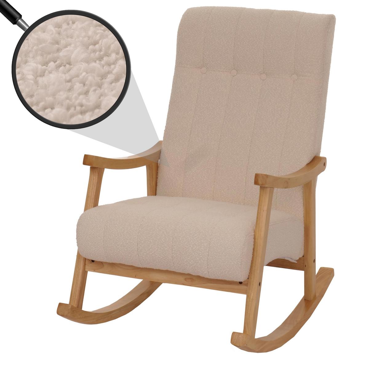 SCHAUKELSTUHL Beige - Beige, Textil (64/97/85cm) - MCW