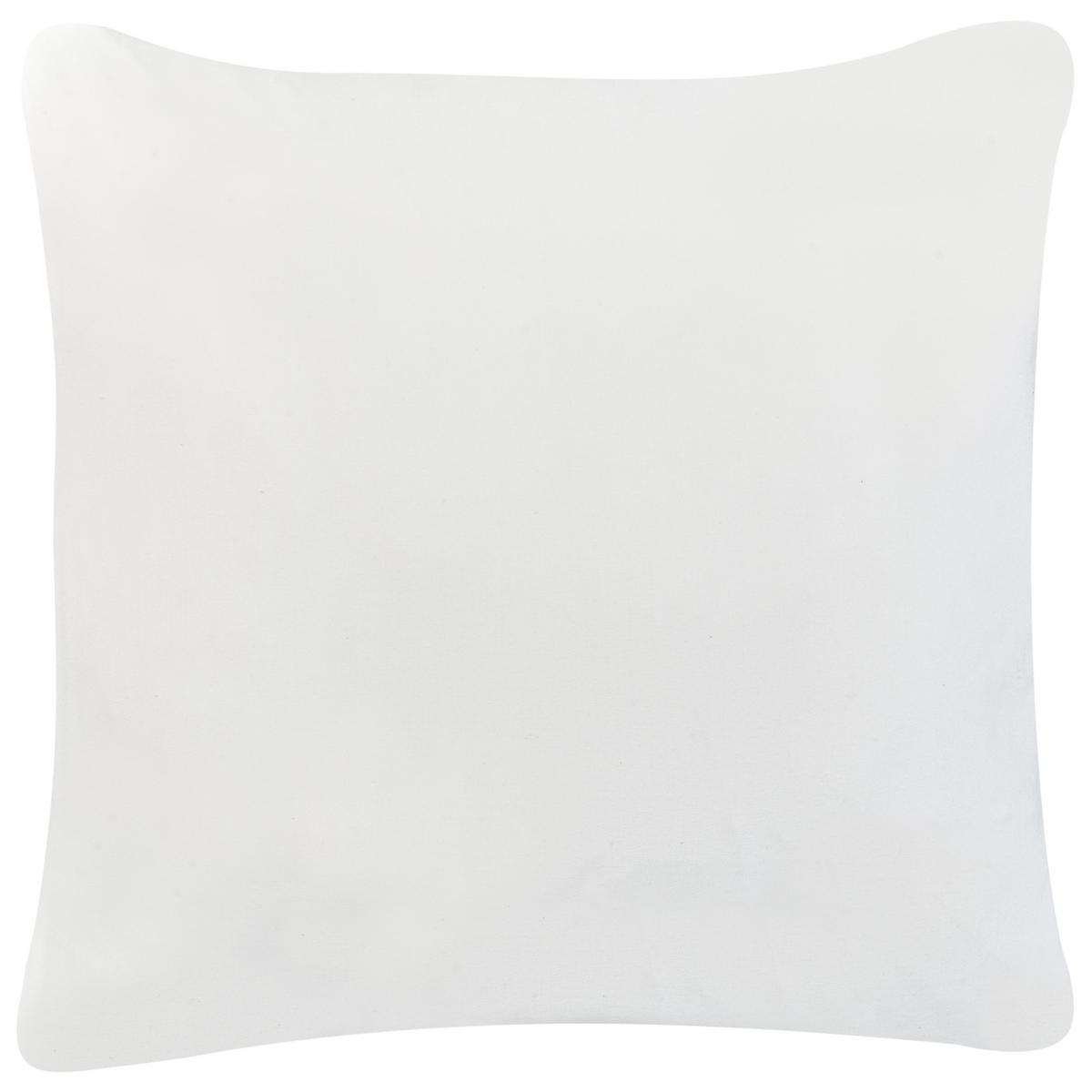 GARTENKISSEN 2er-Set Grün 45/45 cm Bosque - Weiß/Grün, Textil (45/12/45cm) - Beliani