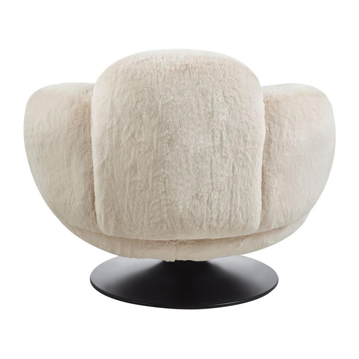 GEMÜTLICHER Polstersessel POPPY - Beige, Textil (98/82/50cm) - Lookway
