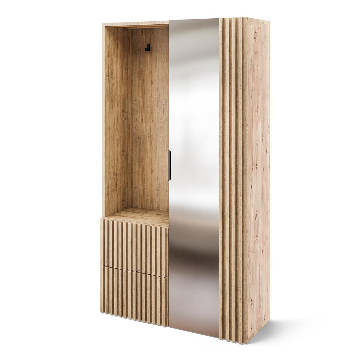 EINGANGSMÖBEL Velma Holz - Braun, Holzwerkstoff (100/180/35cm) - Petits-meubles