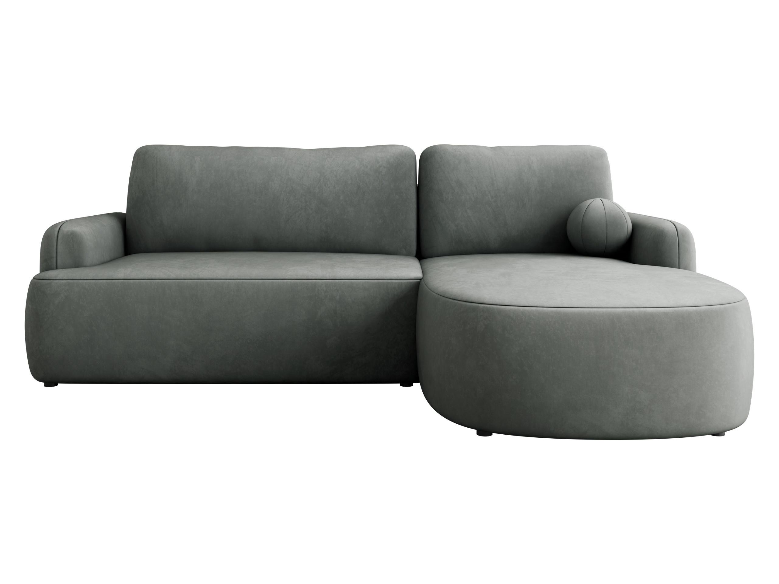 ECKSOFA Loridu, Seite: Rechts - Graphitfarben/Schwarz, Holz/Kunststoff (250/174cm) - MIRJAN24