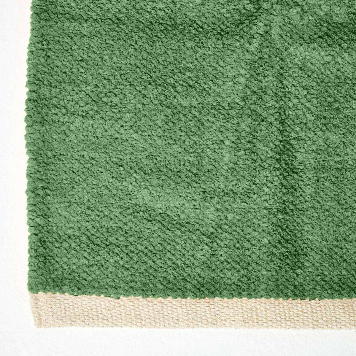HANDWEBTEPPICH-LÄUFER Chenille 66/200 cm - Dunkelgrün, Textil (66/200cm) - Homescapes
