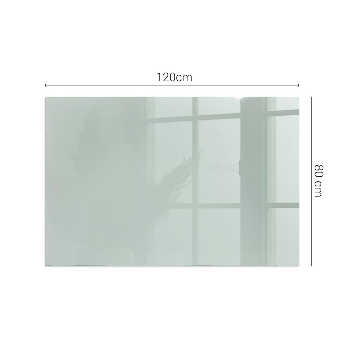 GLASPLATTE für Kamin 120x80 cm - Grün, Glas (120/80/0.4cm) - TULUP