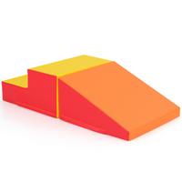 SOFTBAUSTEINE Orange (2er-Set) - Orange, Kunststoff (100/25/50cm) - COSTWAY