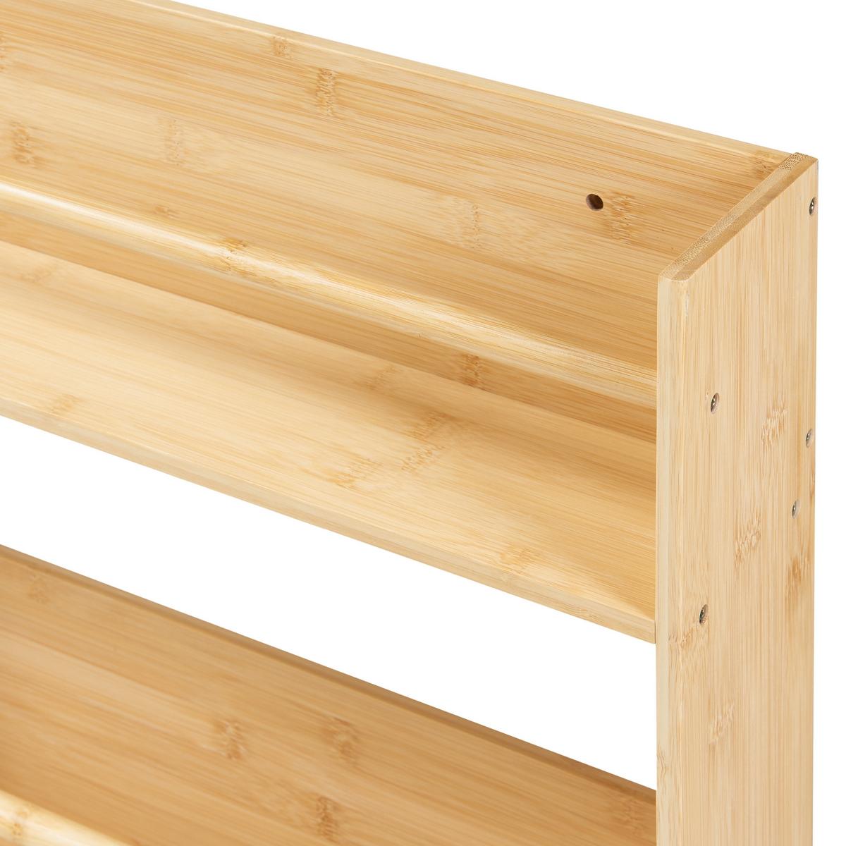 WANDREGAL Hareid - Naturfarben, Naturmaterialen (60/80/12cm) - [en.casa]