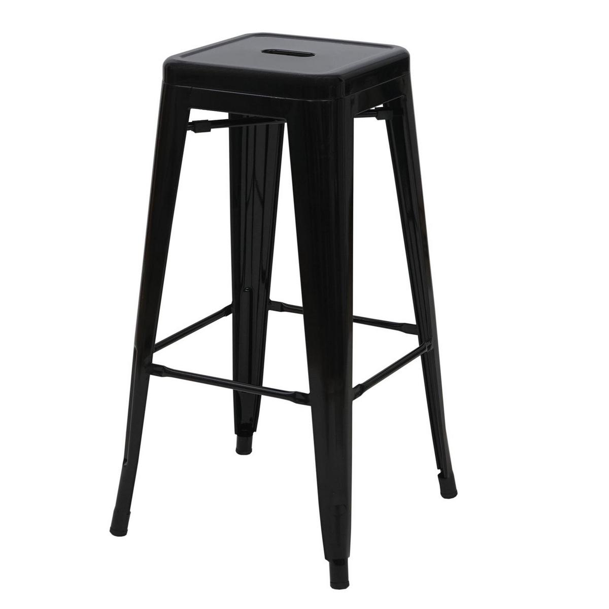 BARHOCKER METALL Grau - Grau, Metall (43/77/43cm) - MCW