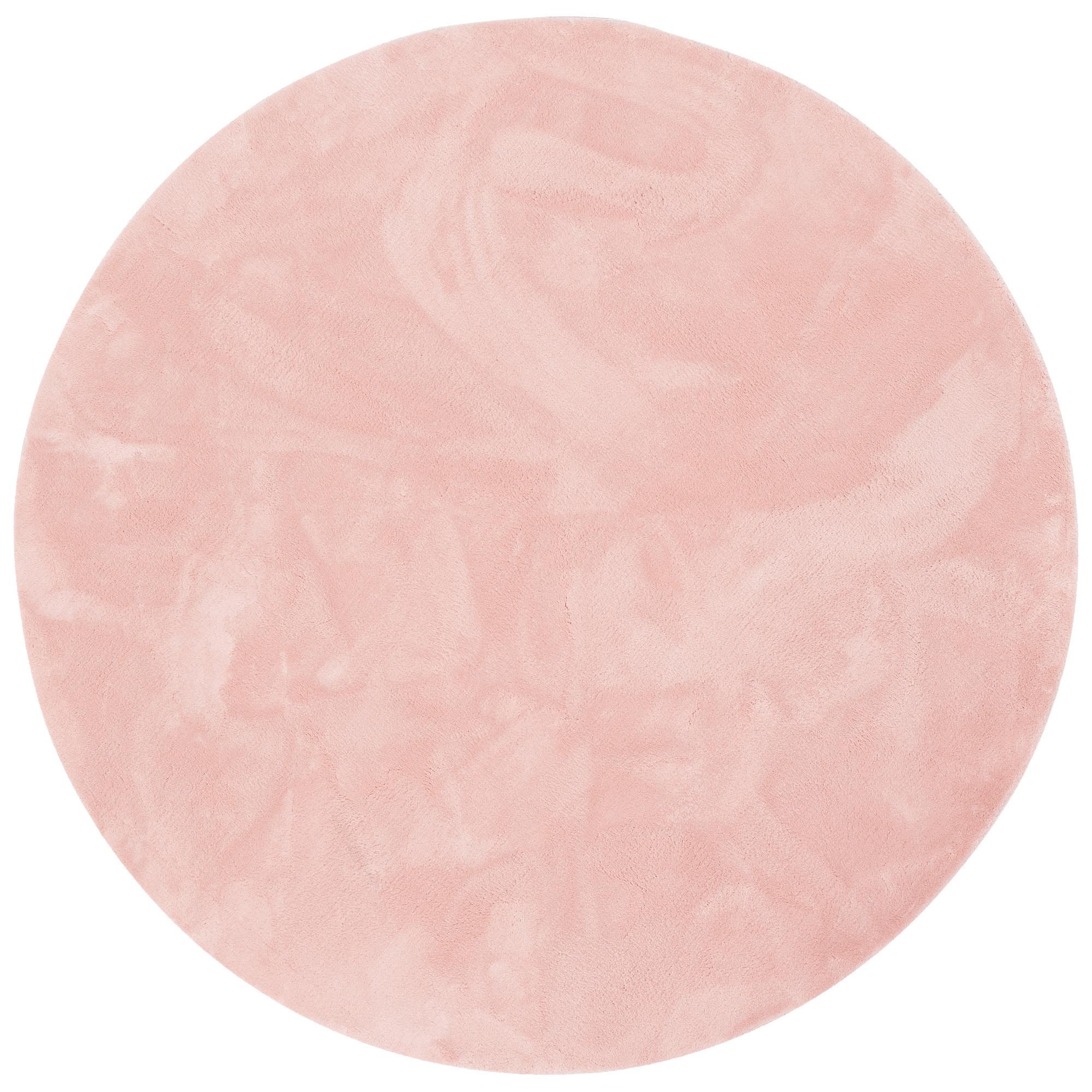 KINDER SUPER SOFT FELLTEPPICH PEARL KIDS RUND - Rosa, Textil (200/200cm) - Pergamon