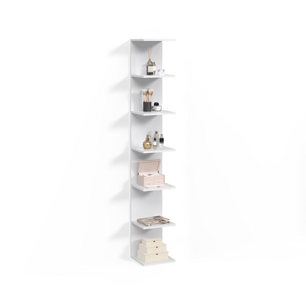 WANDREGAL Vesuvio Weiß 30 x 190 cm - Weiß, Holzwerkstoff (30/190/28cm) - Livinity®