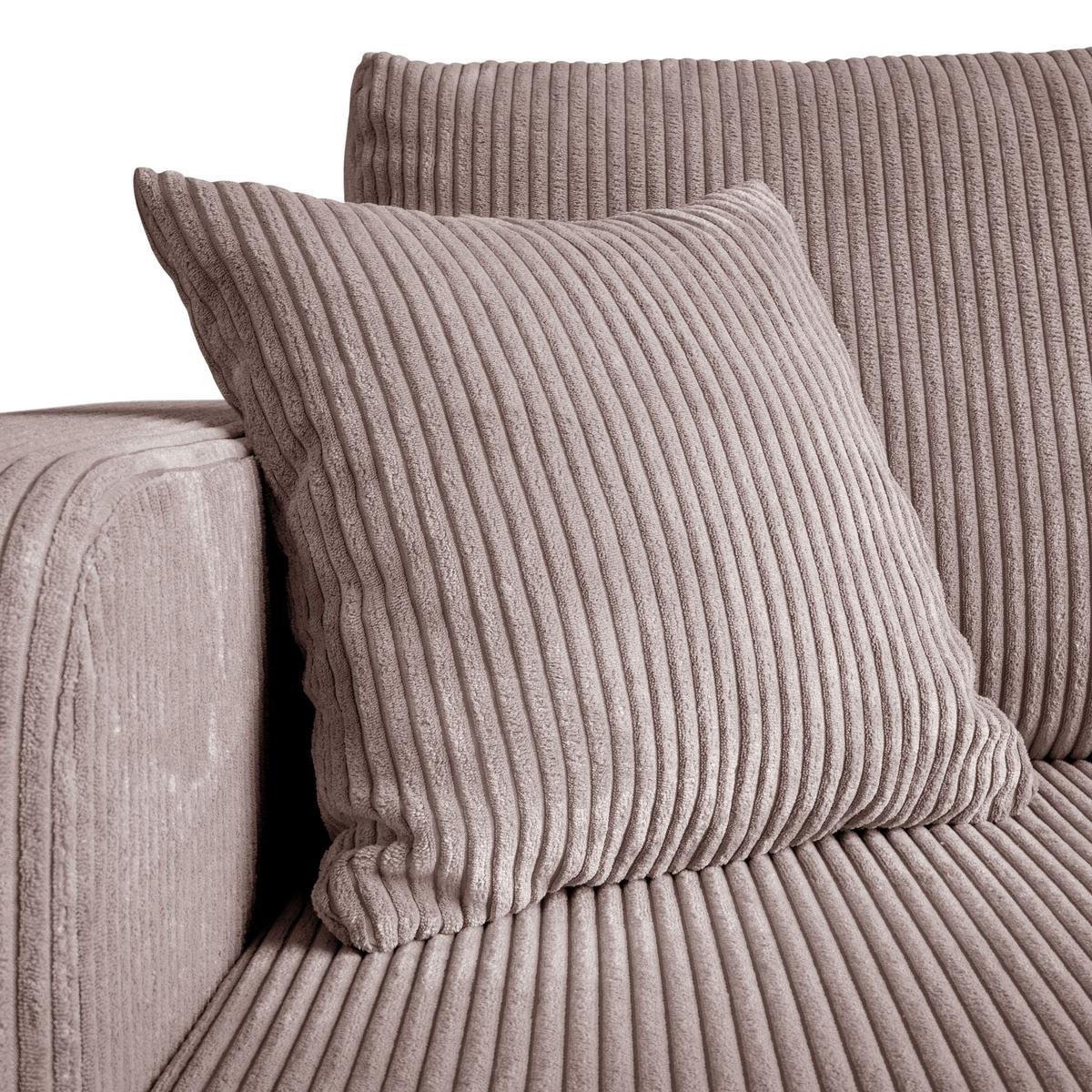 ECKSOFA PRESTIGE U mit Schlaffunktion, Poso 27 - Rosa, Textil (317/83/143cm) - Lookway