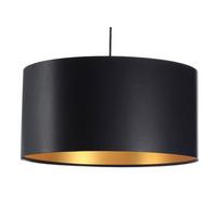 HÄNGELEUCHTE Gold 60/30 cm - Goldfarben/Schwarz, Kunststoff (60/1.1/30cm) - ONZENO