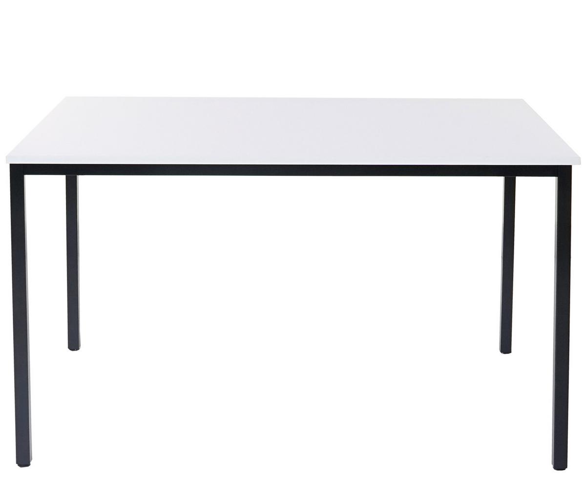 SCHREIBTISCH PETRILA eckig Weiß - Weiß, Holzwerkstoff (80/120/75cm) - MCW