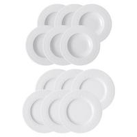 TAFELSERVICE Cellini weiß 12-tlg. - Weiß, Keramik (2/2/2cm) - Villeroy & Boch