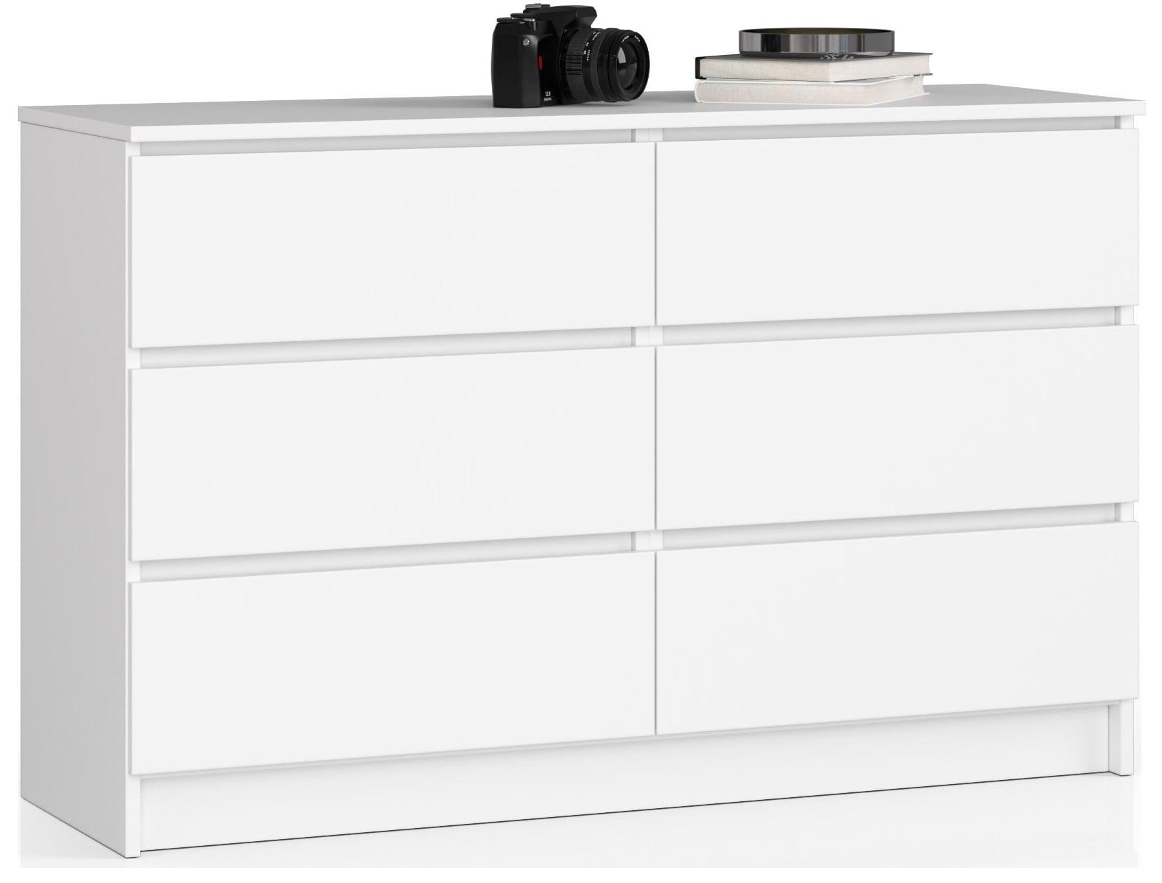 KOMMODE Weiß 77/120/40 - Weiß, Holzwerkstoff (120/77/40cm) - RAUMHIRSCH FURNITURE