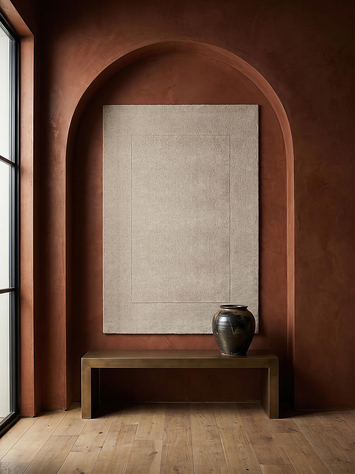 WOLLTEPPICH MOLE, einfarbig, Natur, 120 x 170 cm - Beige, Textil (170/120cm) - KADIMA DESIGN