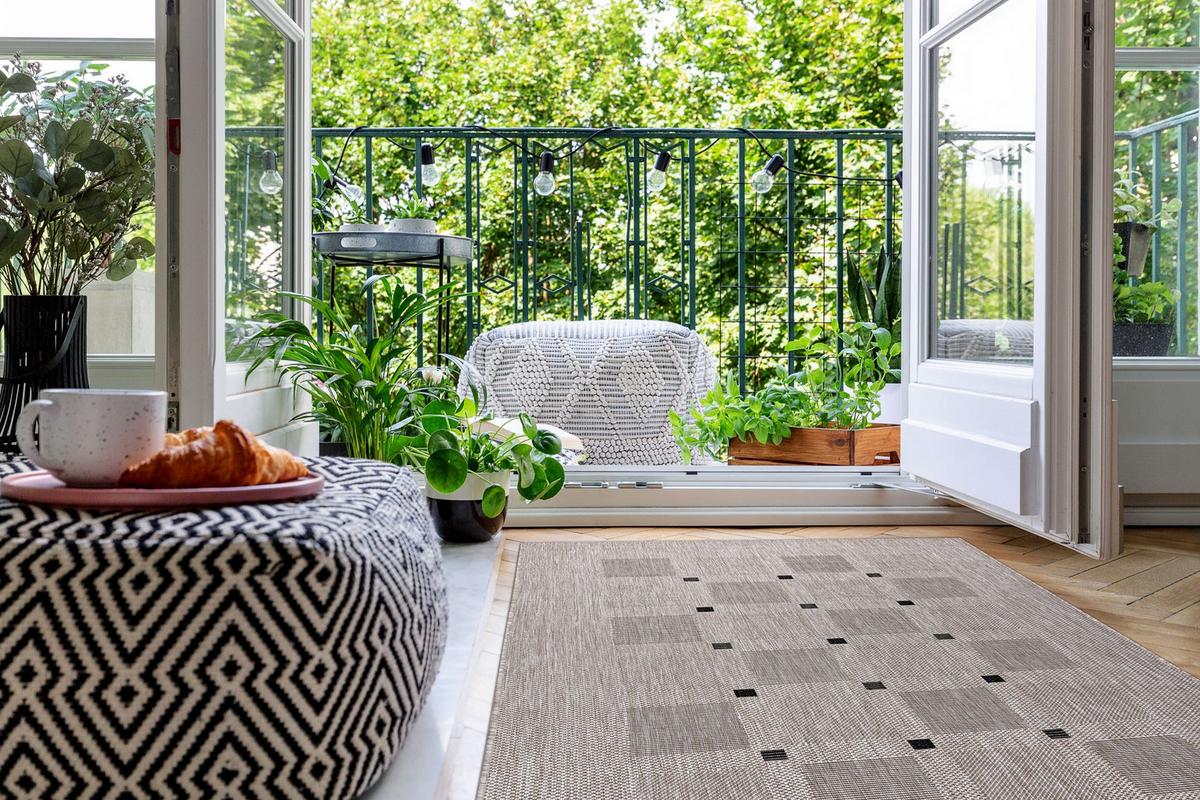 TEPPICH Floorlux 140/200 cm - Grau, Textil (140/200cm) - rugsX