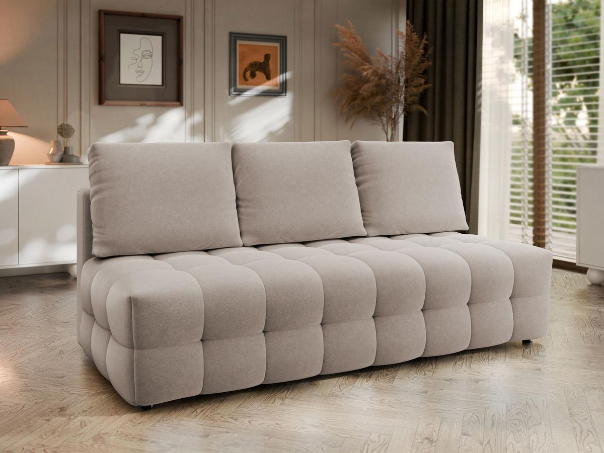 SCHLAFSOFA Sempre - Beige, Holz/Kunststoff (208/97/100cm) - MIRJAN24
