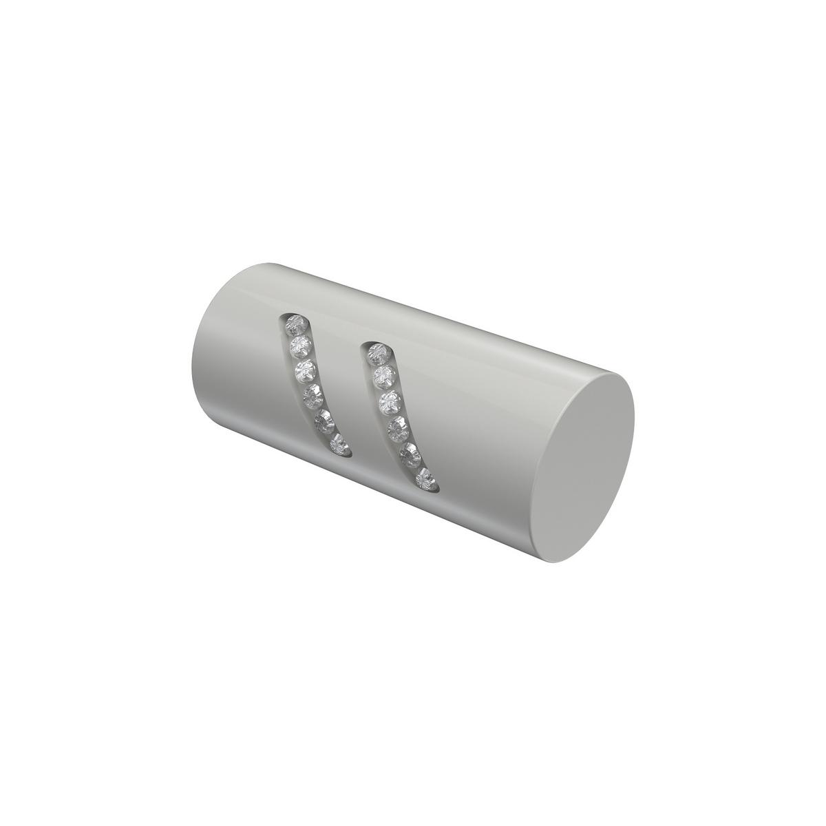 GARDINENSTANGE INNENLAUF Platon Zoena 240 cm (geteilt in 2 x 120 cm), 1-läufig, 20 mm Ø Weiß - Weiß, Metall (240cm) - INTERDECO