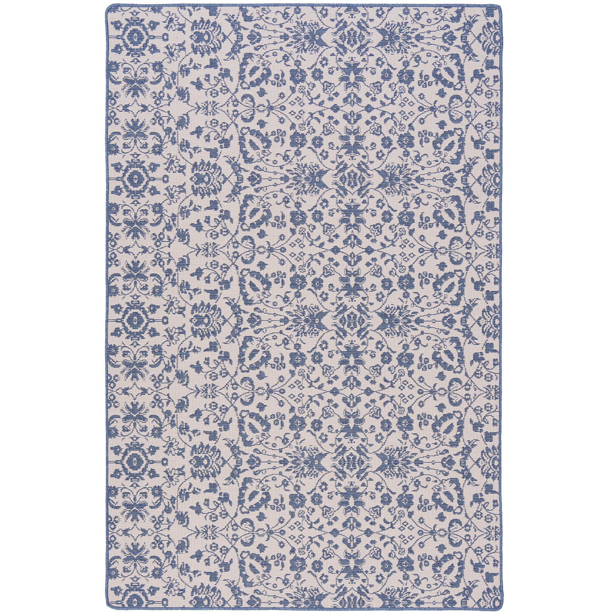 IN- UND OUTDOOR TEPPICH BEIDSEITIG NEWPORT MODERN - Creme, Textil (100/100cm) - Snapstyle