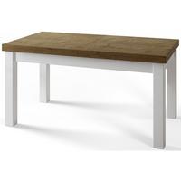 RECHTECKIGER Esstisch Ausziehbar – Moderner Wohnzimmertisch Küchentisch und Esszimmertisch – Tisch mit Holzbeinen, Maßen von 170 – 250 cm – Lefkas - Dunkelbraun/Weiß, Holzwerkstoff (170/90/78cm) - Alpi-Möbel