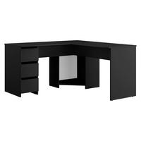 ECKSCHREIBTISCH Fotyn - Schwarz, Holzwerkstoff/Kunststoff (142/142/74cm) - MIRJAN24