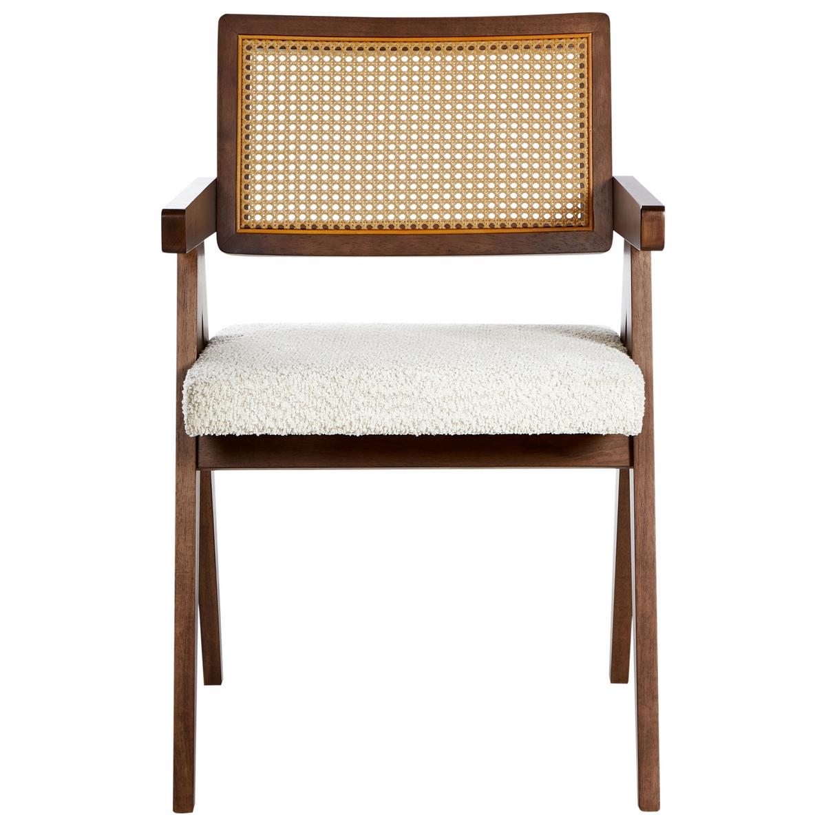 ESSZIMMERSTUHL 2er-Set Beige Ava - Beige/Braun, Holz (55/85/62cm) - Beliani