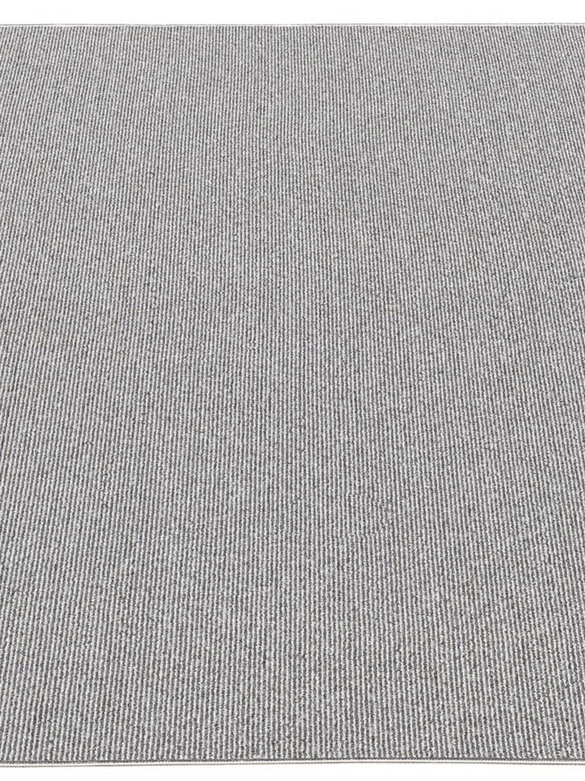 TEPPICH Niederflor Uni COLFOSCO Polypropylen Beige 133 x 133 cm - Grau, Textil (133/170cm) - KADIMA DESIGN