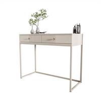 KONSOLE Glamour auf Kaschmir-Gestell mit Kristallgriff - Kaschmir/Transparent, Holzwerkstoff (100/81/42cm) - Lookway