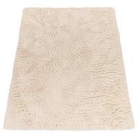 HOCHFLORTEPPICH, einfarbig, aus Polyester, Creme, 60 x 100 cm - Beige, Textil (100/60cm) - KADIMA DESIGN