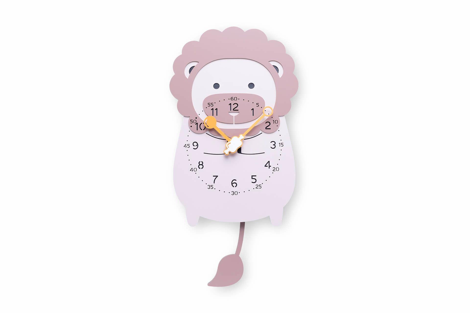 WANDUHR Design Beige 29/57 cm - Pink, Holzwerkstoff (28.7/57/1cm) - ONZENO