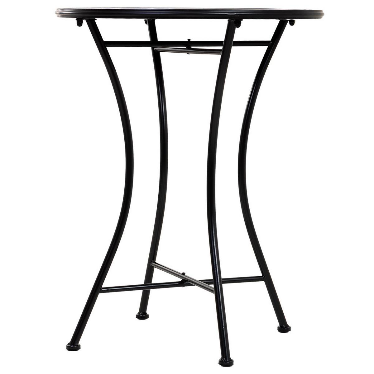 TISCH und STÜHLE, schwarz, 3-tlg. - Gelb, Metall - Wanderlust