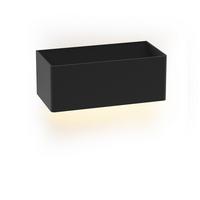 WANDLEUCHTE Flamwin 10.0/8.0/20.0 cm - Schwarz, Metall (10/8/20cm) - ZMH