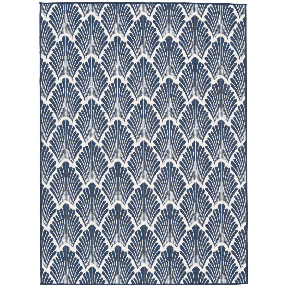 IN- UND OUTDOOR TEPPICH BEIDSEITIG CAPE COD MODERN - Blau, Textil (133/190cm) - Pergamon