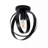 DECKENLEUCHTE Ansel 24/12/27 cm - Schwarz, Metall (24/12/27cm) - Nettlife