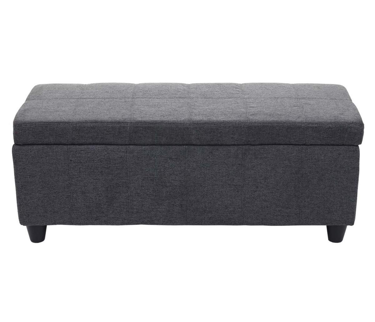 AUFBEWAHRUNGS-TRUHE Anthrazit - Anthrazit, Textil (114/45/45cm) - MCW