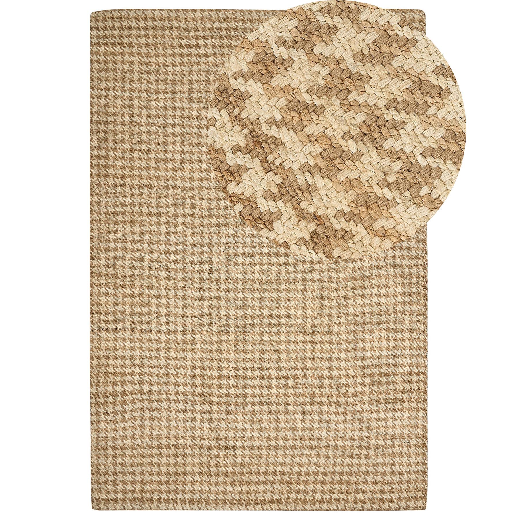 KURZFLOR-TEPPICH Beige 200/300 cm Araptepe - Beige, Naturmaterialien (200/300cm) - Beliani