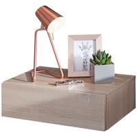 NACHTTISCH Schlicht Spanplatte Kratzfest Wasserabweisend MOLISE, Beige 46x30x15 cm - Beige, Holz (46/15/30cm) - KADIMA DESIGN