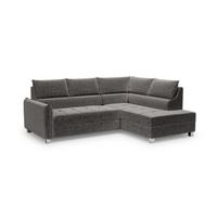 ECKSOFA Marno - Schieferfarben, Holzwerkstoff/Textil (260/200cm) - Fun Möbel