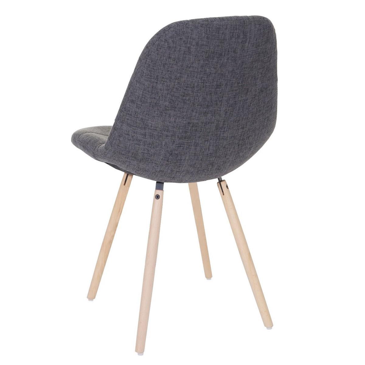 ESSZIMMERSTUHL I Grau 2er-Set - Grau, Textil (47/82/53cm) - MCW