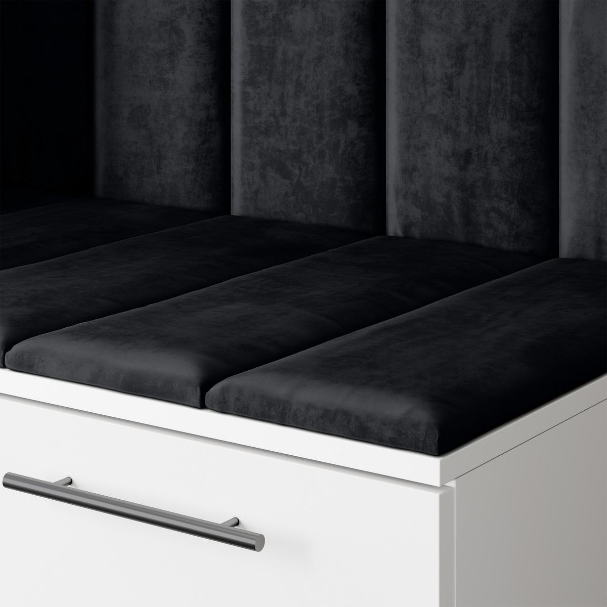 GARDEROBENSCHRANK REMA 180/240/60 cm Modern Eichefarben - Eichefarben/Schwarz, Holzwerkstoff (180/240/60cm) - MASSENO