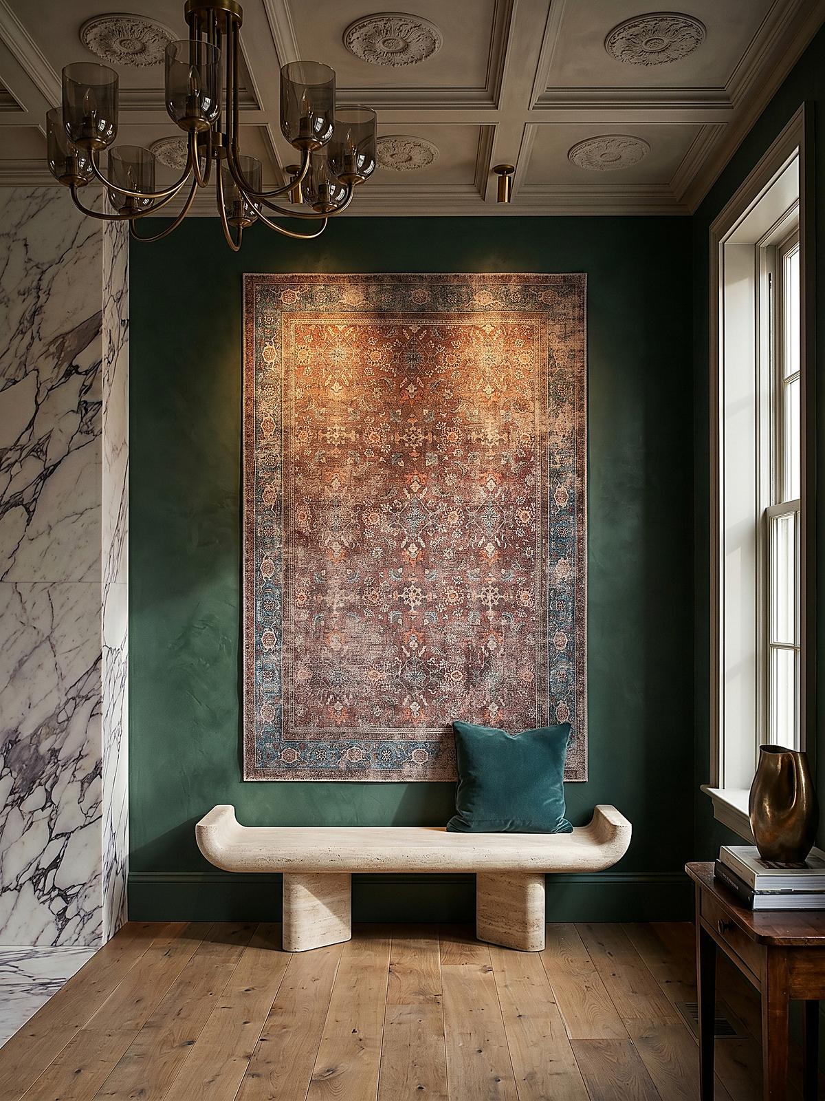 TEPPICH Waschbar HURST, orientalisch, Rot, 115 x 170 cm - Rot, Textil (170/115cm) - KADIMA DESIGN