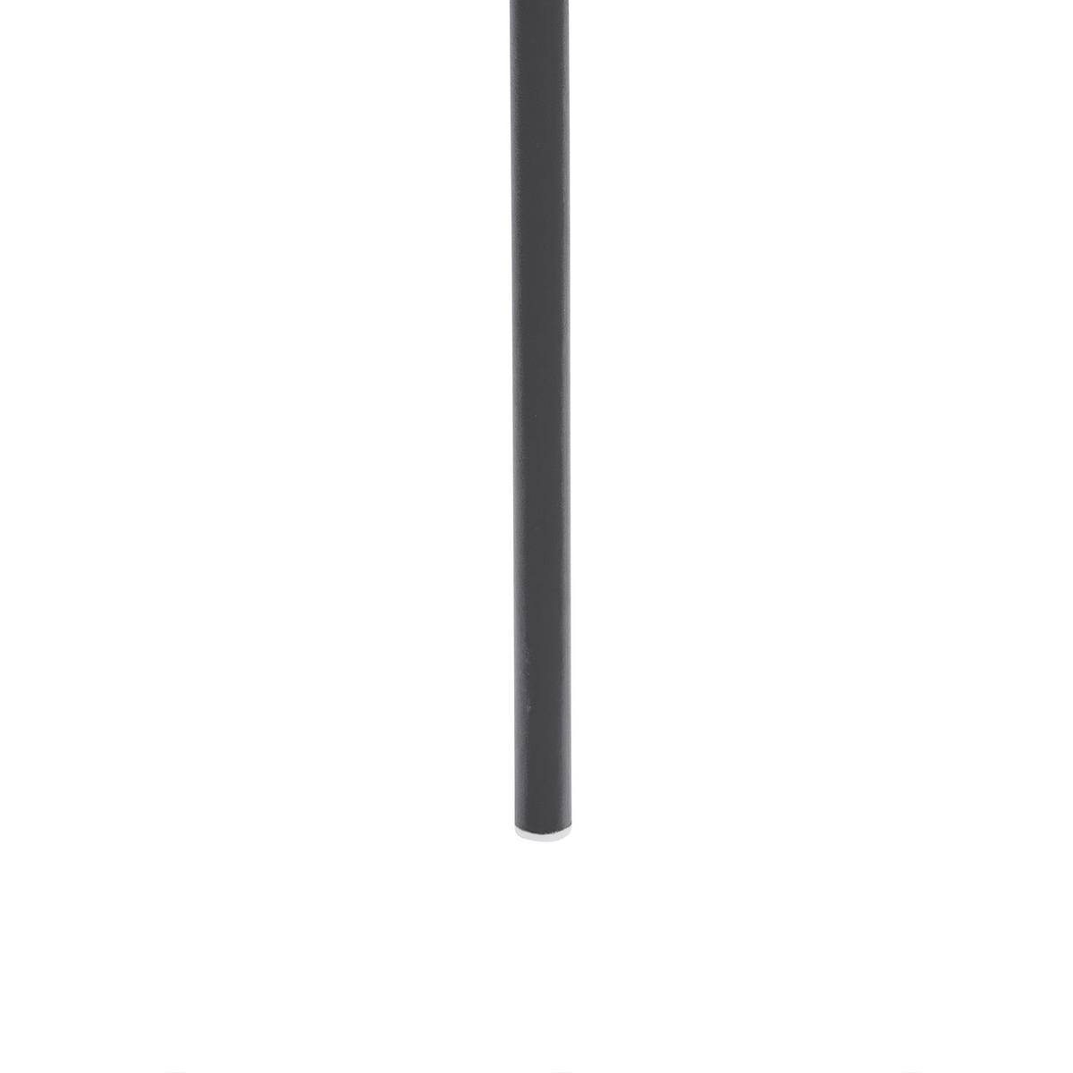 ESSZIMMERSTUHL 4er-Set Kunststoff Schwarz Astoria - Schwarz, Kunststoff/Metall (45/83/56cm) - Beliani