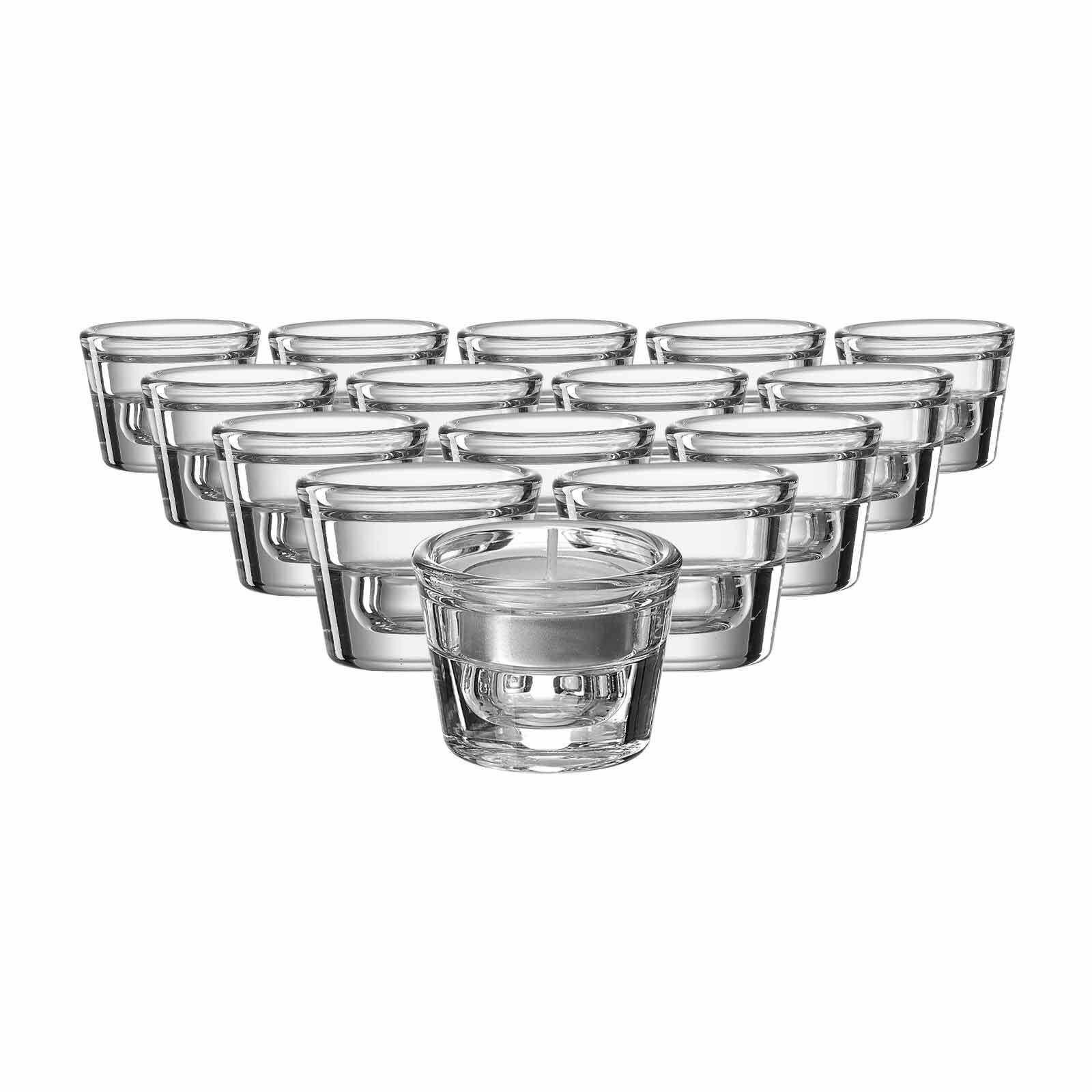 TEELICHTHALTER / KERZENHALTER Lumi transparent ø 6 cm 15er Set - Transparent, Glas (6/4cm) - Ritzenhoff Breker